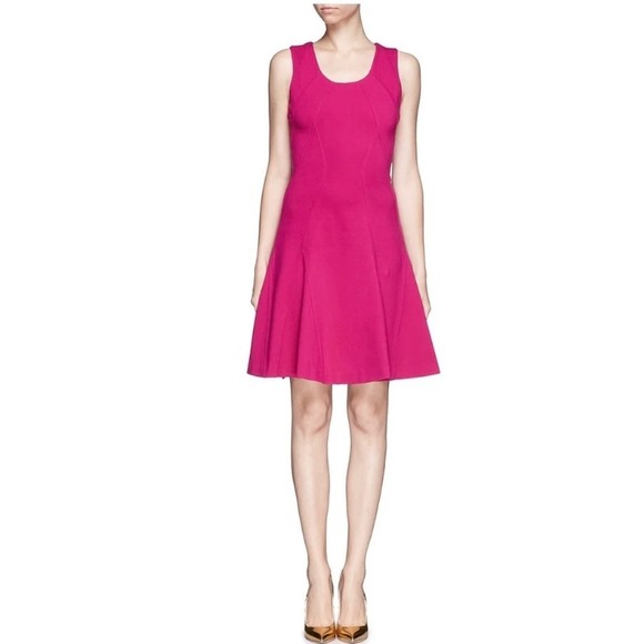 Diane Von Furstenberg DVF 'Alice' stretch jersey fit flare sleeveless dress. 8 - Picture 3 of 12